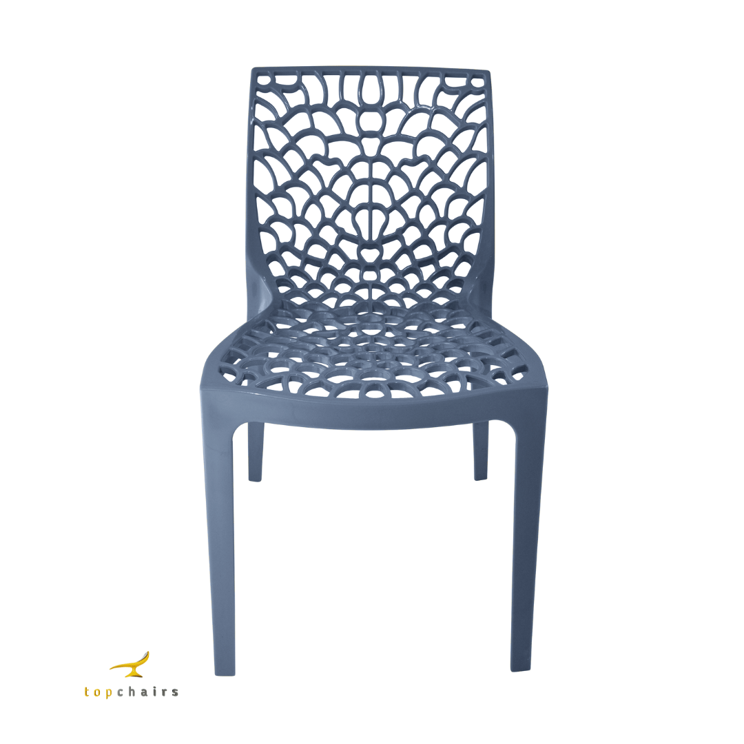 Cadeira Gruvyer Azul Petróleo Top Chairs