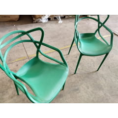 Cadeira Allegra Verde Escuro - kit com 6