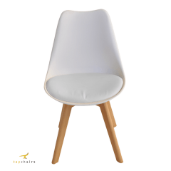 Cadeira Saarinen Wood Branca		